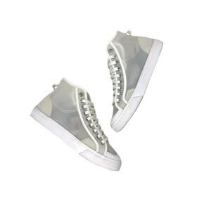Adidas Nizza Hi Jelly Translucent Sneakers Clear White High Top Womens 9